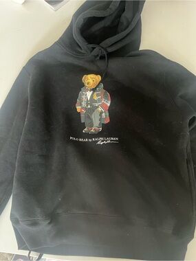 Polo by Ralph Lauren Black Polo Bear Graphic Crewneck